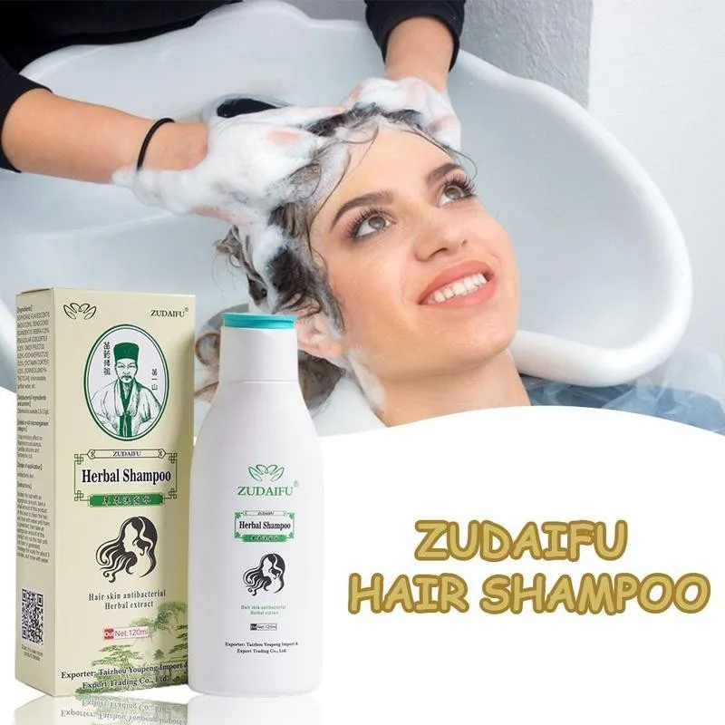 120ml Zudaifu Matu Šampūns Izaugsmi Augu Serumu Repair Šampūns ar Žeņšeņa Keratīna Matu Ārstēšana Matu Kopšana Šampūni