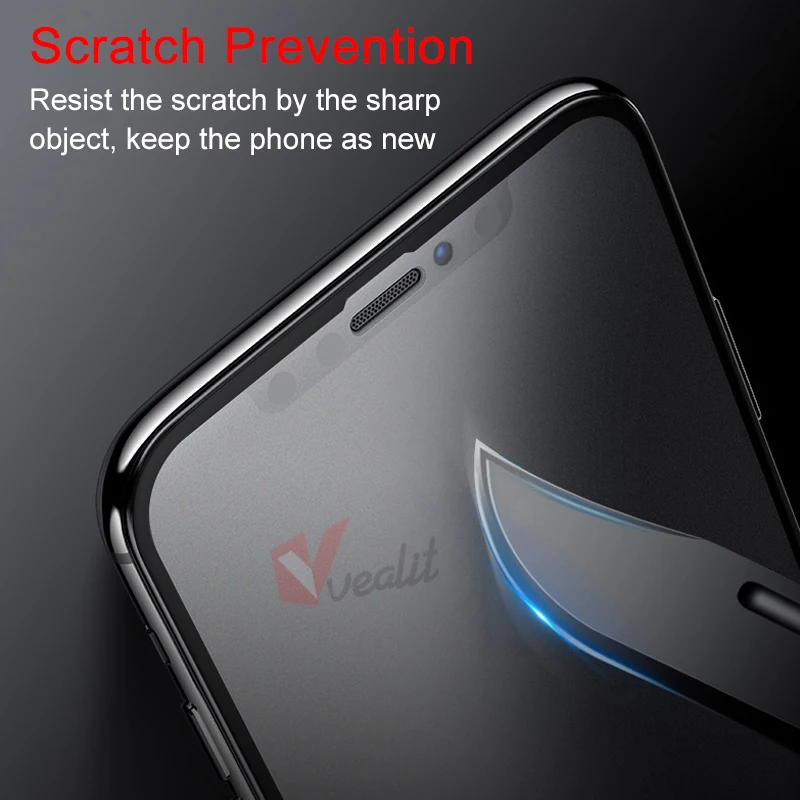 2gab Matēts Nav Fingerprint Screen Protector for iPhone 11 12 Pro Max SE 2020 Aizsardzības Stiklu iPhone 7 8 6S Plus X XR XS MAKS.