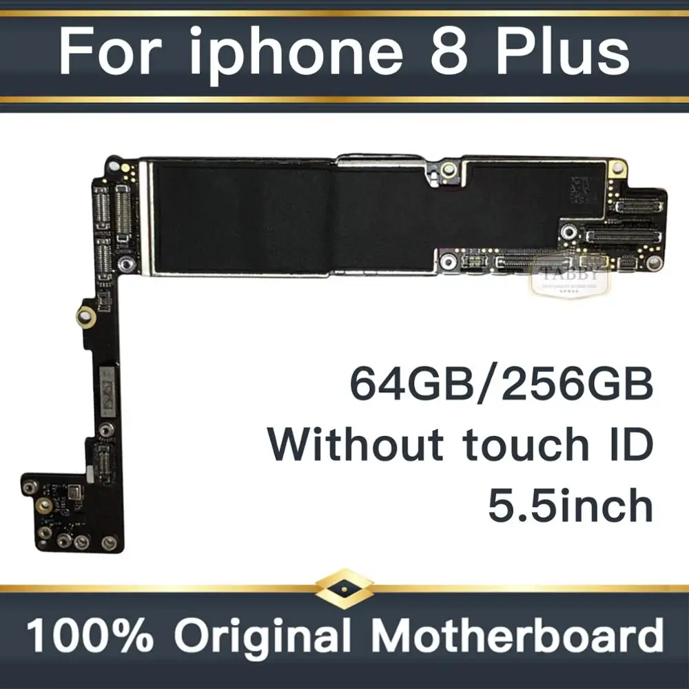 Bez Touch ID iphone 8 Plus Mātesplati ar tīru iCloud, Oriģināls atbloķēt iphone 8 Plus 8p Logic board+Mikroshēmas