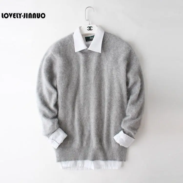 JAUKI-JINNUO 2020 Jaunu nekustamā ūdeļu kašmira džemperis vīriešiem tīra ūdeļu kašmira džemperi, puloveri bezmaksas piegāde Vairumtirdzniecības cenu S275