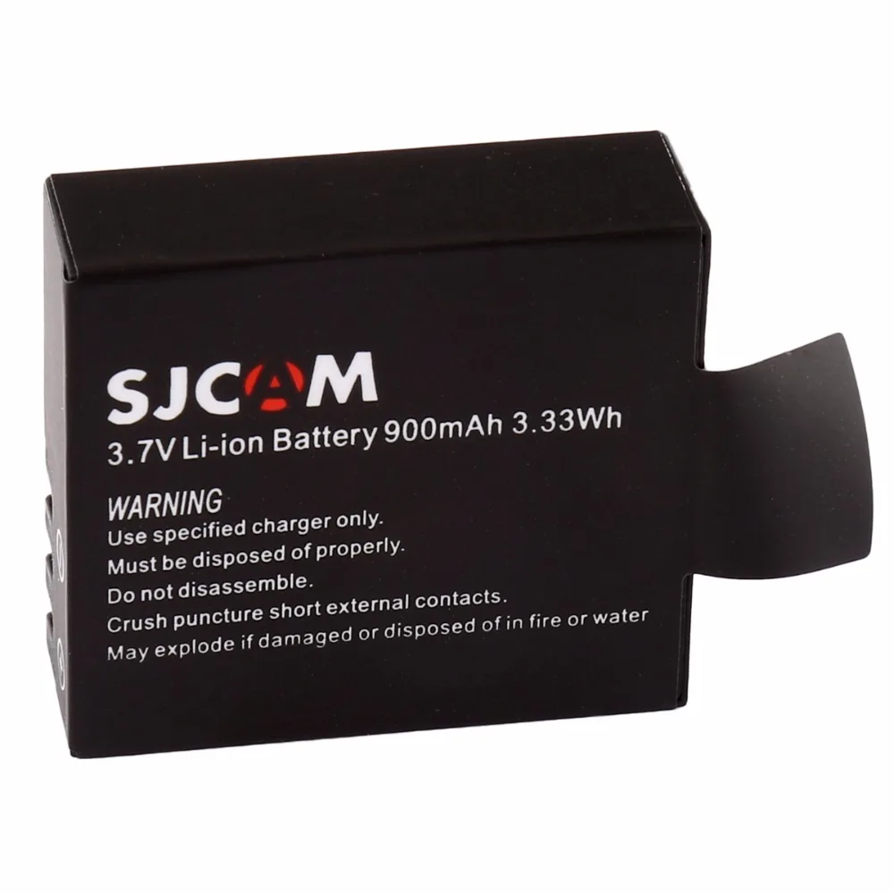 Jaunas 4gab SJCAM sj4000 akumulators + bateria sj7000 sj5000 sj6000 sj8000 SJ M10 dual USB lādētājs SJCAM sj4000 sj5000 kamera