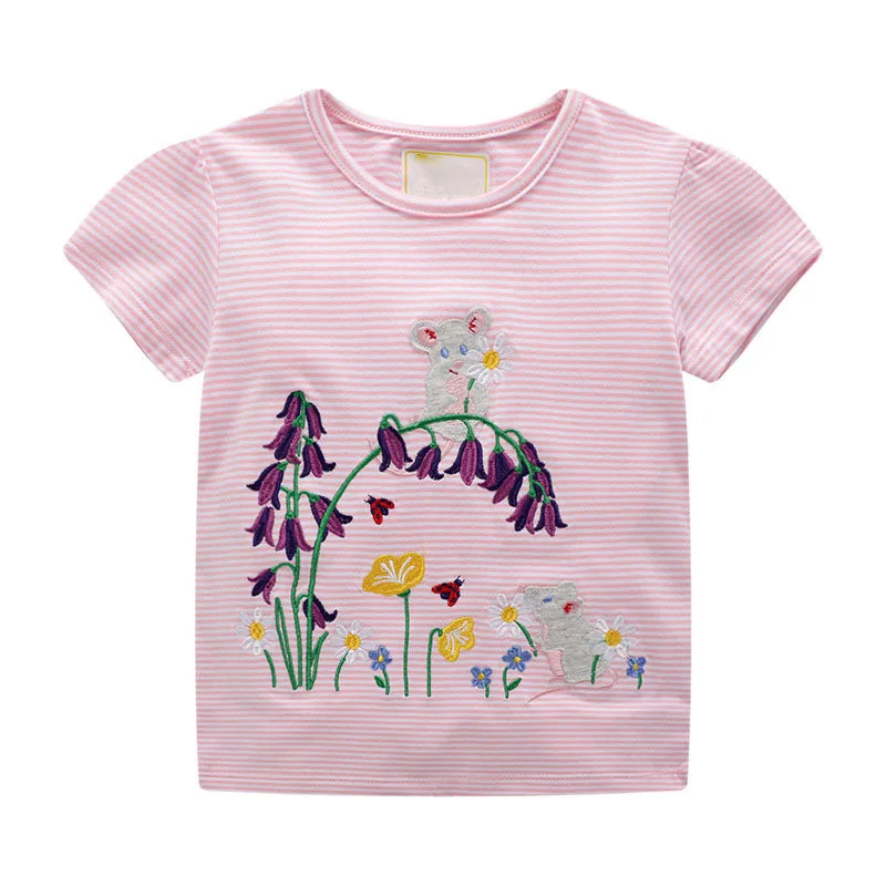 2020 Unicorn T krekls Meitenēm, T-krekls Vasaras Topi Princese t camisetas unicornio t-krekli licorne koszulki bērniem, drēbes Jaunas