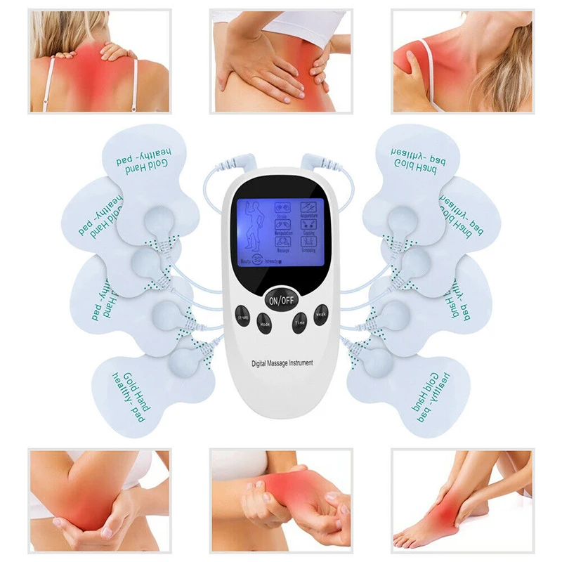 6 Režīmi Elektrisko Massager Digitālo Terapijas Desmitiem Mašīnu Ķermeņa Atpakaļ Kakla Sāpju mazināšanai Veselības Aprūpes Instrumenti Ziņu Atpūta