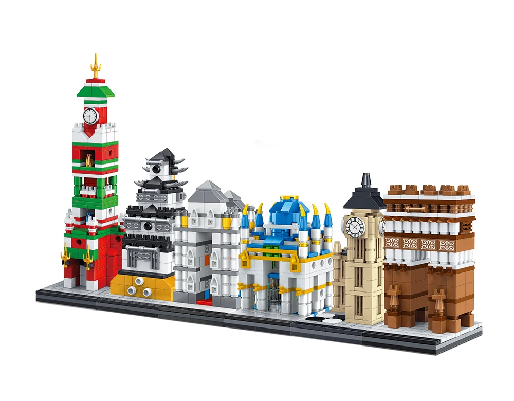 264CS krievijas Kules Sharif Mošeja, Arhitektūru, Ēkas Modeli, Izglītības Bloku, Ķieģeļu Rotaļlietas 5033