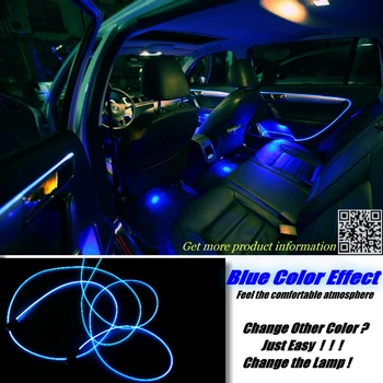 Interjera Apkārtējās Gaismas Regulēšana Atmosfēras Optisko Šķiedru Joslā Deg Mercedes Benz GLAMB X156 Iekšpusē Durvju Paneļa apgaismojums