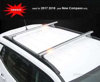 Karstā jeep Compass spraišļiem, jumta stieņi jumta bagāžnieks jumta bar 2011. - 2020. gadam. sudraba vai melns,Āzijā bezmaksas piegāde,saprātīgas cenas.
