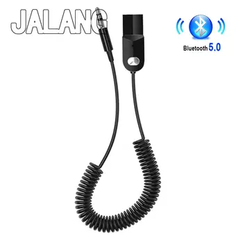 Automašīnas Bluetooth AUX Adapteri Mic Brīvroku ierīces Komplektu un Dongle Uztvērēju, USB, 3,5 mm Jack 3.5 mm Bezvadu Audio Kabelis Radio Runātājs Stiepli
