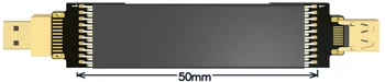Ražošanas procesu kontroles Lentes Dzīvoklis Micro HDMI-saderīgam D tipa aizsargātas FPV Kabelis HD Multicopter Aerial Photography 18Gbps 4K@50/60（2160p）
