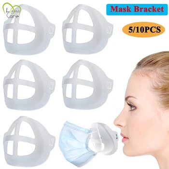 5/10PCS 3D Maska Turētājs Atkārtoti Lūpu NonStick-up Maska Stāvēt Iekšējo Atbalstu Deguna Palielināt elpu Mutes Maska Turētājs