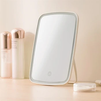 Aplauzums Spogulis LED Light Portatīvo Salokāmo Gaismas Spogulis Kopmītņu Mājas Darbvirsmas Portatīvo Spogulis Smart Produktu
