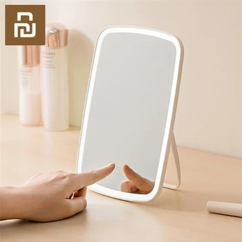 Aplauzums Spogulis LED Light Portatīvo Salokāmo Gaismas Spogulis Kopmītņu Mājas Darbvirsmas Portatīvo Spogulis Smart Produktu