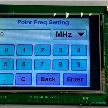 35-4400M ADF4351 RF Signāla Avota Signālu Ģenerators Vilnis / Punktā Frekvenci, Nospiediet Sn LCD Displejs Kontrole