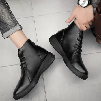 2020 Augstas kvalitātes Jaunas iekārtas, stila ikdienas ādas kurpes Vīriešu Ikdienas Apavi Ērti Apavi Zapatos De Hombre Masculino