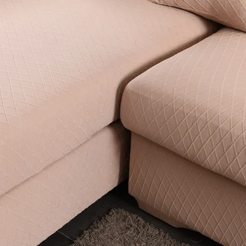 Žakarda Sofa Cover Elastīga, neslīdoša Dīvāns Slipcover Universālā Spandex Stiept Dīvānu Pārvalki Dzīvojamā Istaba Mūsdienu Dīvāna Pārvalki