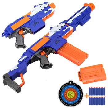 Elektriskās Šautriņas, Rotaļlietas Airsoft Par Nerf Pistole Mīksto 7.2 CM Caurumu Galvas Lodes Putu Drošu Sūcējs Bullet For Nerf Blasteru Zēniem Rotaļlietas Bērniem
