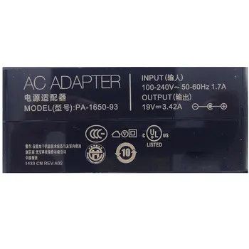 Sākotnējā 65W 19V 3.42 4.0*1.35 mm PA-1650-93 AC Adapteris Lādētājs Asus Zenbook Prime UX32VD-BHI7N55 UX32VD-BHI5N57 ES plug