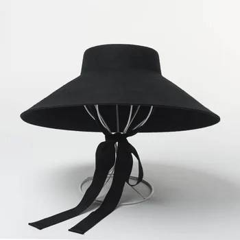01809-hai8137 % vilnas modes modeli, Liecina, stils, Augsta temperatūra, lai pabeigtu dizainu atpūtas dāma fedoras klp sieviešu cepure