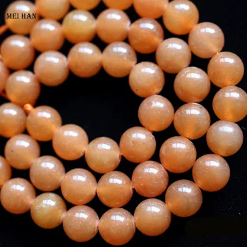 Meihan Bezmaksas piegāde 6mm 8mm 10mm Sarkana aventurine gluda apaļas pērles, lai aproce, kaklarota, jewerly pieņemšanas desgin vai dāvanu