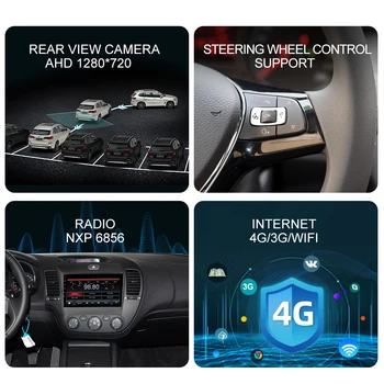 ISUDAR V57S Android Autoradio Par Kia/K3/Cerato FORTE 2013. - 2017. gadam Automašīnas Multimediju Atskaņotājs, Stereo Sistēma, Balss Vadība IPS Nē 2 Din