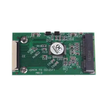Mini Msata Pci-E 1.8 Collu Ssd Diskus, 40 Pin Zif Ce Kabeļa Adapteris Converter Karte