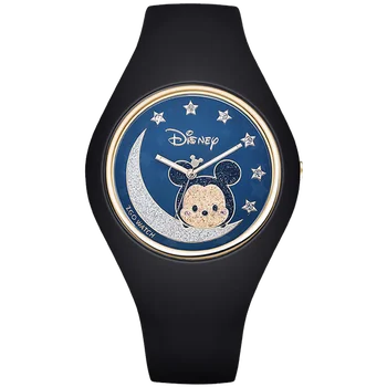 Disney Sākotnējā Bērniem Bērni, Zēni, Meitenes, Kvarca Rokas Pulksteņi Silikona Joslas Kalendāra Ūdensizturīgs Micky Minnie Karikatūra Gaismas Jaunas