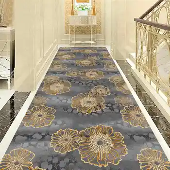 Ziemeļvalstu Ziedu Iespiesti Koridora Mat Guļamistaba, Virtuves Paklāji Bathmat Mājās Dekoratīvās Zonas Paklāju Marokas Stila Paklājus Dzīvojamā Istaba