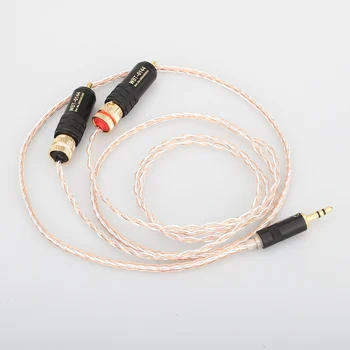Audiocrast HC011 Augstas Kvalitātes 2 rca uz 3,5 MM hifi 1 līdz 2 audio / video kabelis ar OFC tīra vara Audio Kabelis 3,5 mm uz 2RCA kabelis
