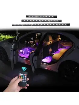 Auto RGB LED Strip Light Car Styling Dekoratīvās Atmosfēru, Lampas, Interjera Gaismas B36B