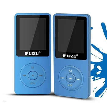Sākotnējā RUIZU X02 MP3 Atskaņotājs 8GB Portatīvo Mūzikas Lossless Audio Atskaņotājs ar Ekrānu Atbalsts FM Radio Ierakstīšanas,E-Grāmatu,Pulksteni