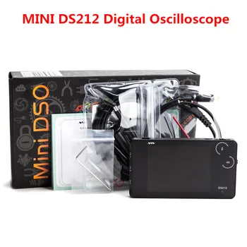 2 Kanālu 1MHz 8MB MINI Nano DSO212 DS212 Profesionālās Portatīvo Digitālo Osciloskopa Digitālo SSO 212 DS 212 + MCX Kombinētās Zonde