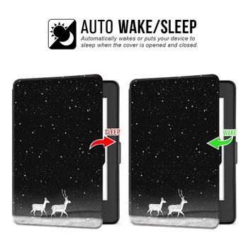 Gadījumā Kindle Paperwhite 3/2/1 Vāciņu (7th Gen 2012/2013//2017 Releas) Rokas Lasījumā Gadījumā ar Auto Sleep/Wake Anti-kritums