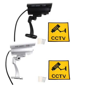 Āra Iekštelpu Viltus Drošības Uzraudzības Lelles Kamera Nakts CCTV Ar LED Gaismas