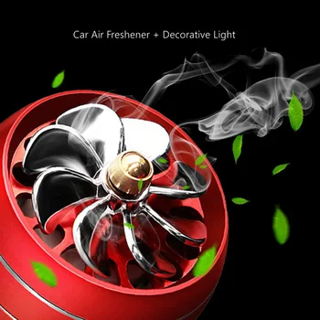 LED Gaismas Mini Auto Gaisa Atsvaidzinātāji Auto Atmosfēru Universālā Fragance Smaržas Klips, Automašīnu Gaisa Kondicionēšanas Kontaktligzdas Izkliedētājs