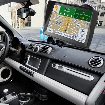 Transportlīdzekļa Multimēdiju Atskaņotāju, Auto, 7 collu HD Automašīnas GPS Navigācijas sistēmu ar FM Bluetooth Multi-valodas Sat nav Kravas auto gps Navigator