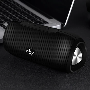 NBY Pārnēsājamie Bluetooth Bezvadu Stereo Skaļrunis Skaļruņa Skaņas Sistēmu, Āra Ūdensizturīgs Skaļrunis 10W Mūzikas Surround