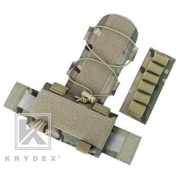 KRYDEX Kaujas Ķivere MK1 Taktiskās Akumulatoru Kabata Piederumu Glabāšanai Aiztures Sistēmu, Pretsvars, GPNVG-18 Akumulatora Kaste