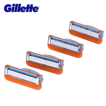 Gillette Fusion Proshield žilete Vīriešu Skuvekļu Asmeņus Ar Dzesēšanas Bārdas Skūšanās Asmeņi Bārdas naži 4gab Mašīna Skūšanās