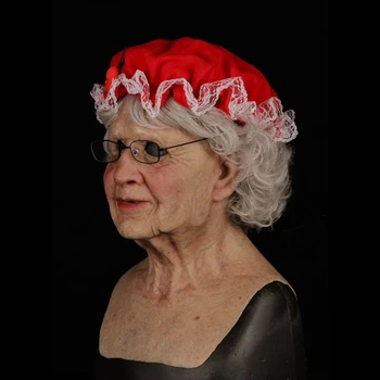 Reneecho Kundze Santa Claus Maska Ziemassvētku Ziemassvētki Lateksa Maskas Ar Klp Priecīgus Ziemassvētkus Kostīmu Mrs Claus Sejas Maska