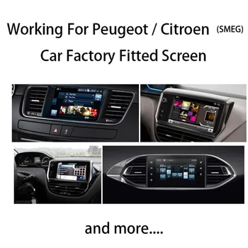 Tālruņa Ekrāna Android Auto Spoguļi Apple Bezvadu CarPlay Rūtiņu Peugeot / Citroen 2008 3008 508 DS DS6 C4L C4 Cacuts C3-C5 XR