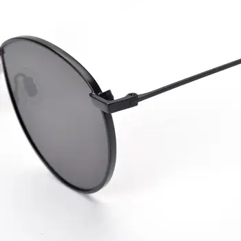 2019 Classic Maigu Mazu Rāmis Apaļas Saulesbrilles Sieviešu/Vīriešu Zīmola Dizainere Sakausējuma Spoguļi Saules Brilles Vintage Baltmaizi Oculos
