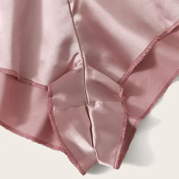 Seksīgas Apakšveļas Komplekts Šifona Sleepwear Sieviešu Pidžamas Komplekts Sexy Kārdinājumam Babydoll Naktsveļu Gudrs Cami Top Un Bikses, Uzvalks Pijama