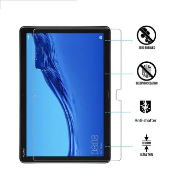 Ūdens necaurlaidīgs Planšetdatora Ekrāns Filmu par Huawei MediaPad M5 Lite 10.1 Collu - sprādziendrošas Rūdīta Stikla Ekrāna Aizsargs Vāciņu