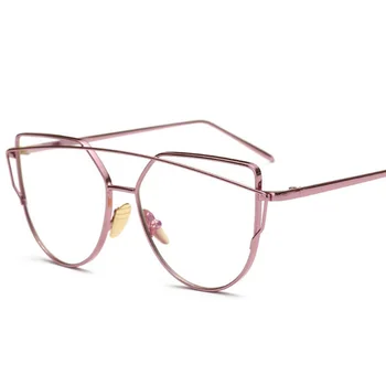DYTMYJ 2020. gadam, Kaķu Acu Brilles Sievietēm Metāla Rāmja Saulesbrilles Sieviešu Vintage Pārredzamu Brilles Toņos Sievietēm, Vairumtirdzniecība