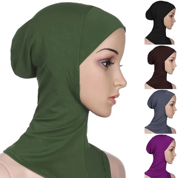 Sieviete Regulējams Super Elastību Mīksts Modāla Materiāls Musulmaņu Hijab Elpojošs Sviedri Absorbcijas Anti Jutīga Atsevišķa Iepakojuma
