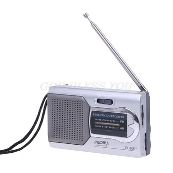 Augstas Kvalitātes Universāla Slim AM/FM Mini Radio Pasaulē Uztvērējs, Stereo Skaļruņi MP3 Mūzikas Atskaņotājs Piliens Kuģniecība