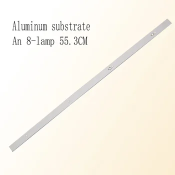 Jauns Universāls LED Lampas, 8 Lampas 55.3 Cm Augstu spilgtumu LCD TV apgaismojums Bārs Alumīnija plāksne