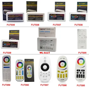 Miboxer vienu krāsu RGB Krāsu Temperatūra RGBW RGB+PKT led lentes kontrolieris WiFi iBox Smart Gaismas 2.4 G Bezvadu Tālvadības FUT038