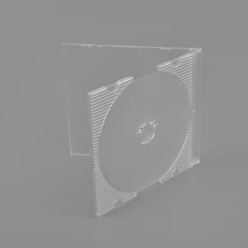 Komplekts 50gab 3 Collu 8CM Portatīvo Pārredzamu CD Gadījumā, Standarta Izmēra DVD, CD Lietas Turētāju Uzglabāšanas Grūti Kaste