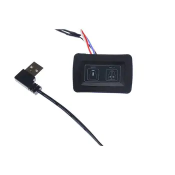 5 Gab. Elektriskie USB Apkures Spilventiņu Auduma Sildītājs 5V / 2A Ar 3 Pārnesumu Regulējama Temperatūra Lapa Apkures Siltāks Pad Sievietēm Vīriešiem