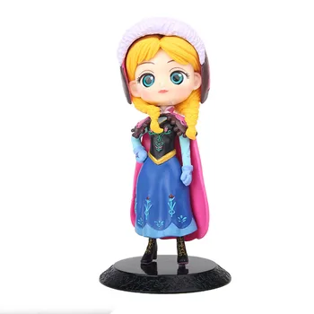 Disney Princess Anime Skaitļi Saldēti Elza Anna Mulan Pelnrušķīte Alise PVC Modelis Boutique Collection Bērnu Dāvanas